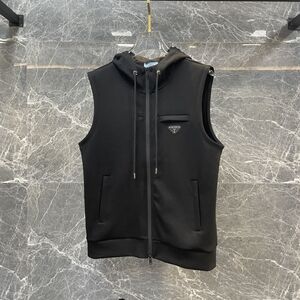 MONCLER stand-up collar cardigan vest